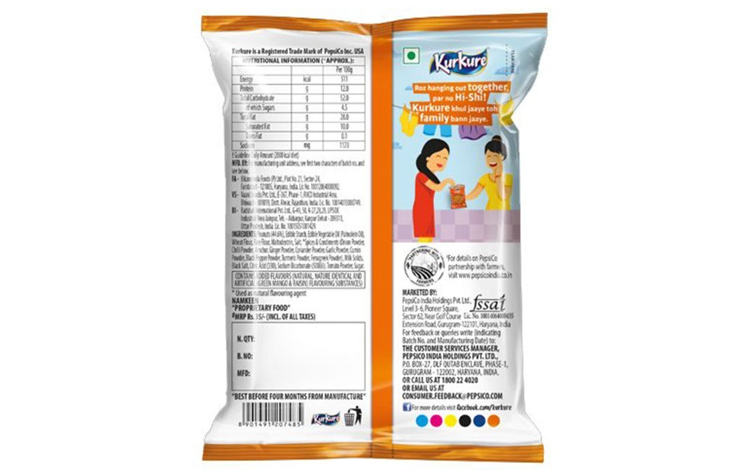 Kurkure Karare Peanuts Pack 155 grams - Reviews | Nutrition